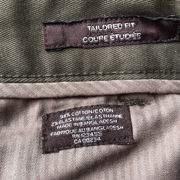 Black Brown 1826 Men’s Casual Dress Pants - Picture 3 of 4